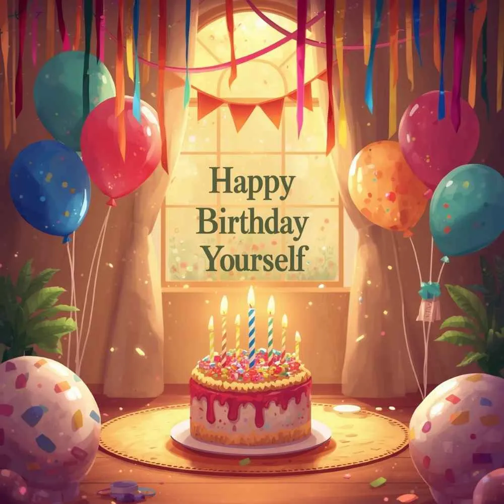 Cute Birthday Captions for Yourself
