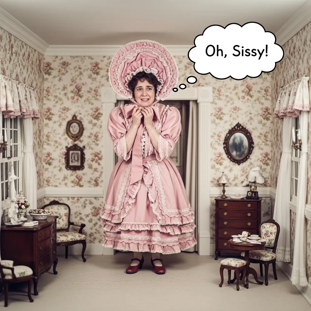 Aesthetic Sissy Bondage Captions 