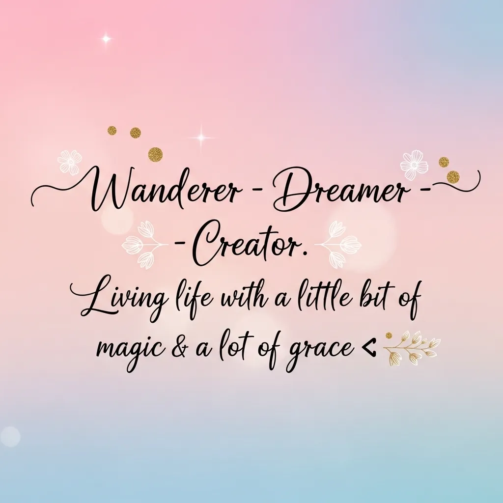 Cute Bio for Instagram for Girl in Stylish Font