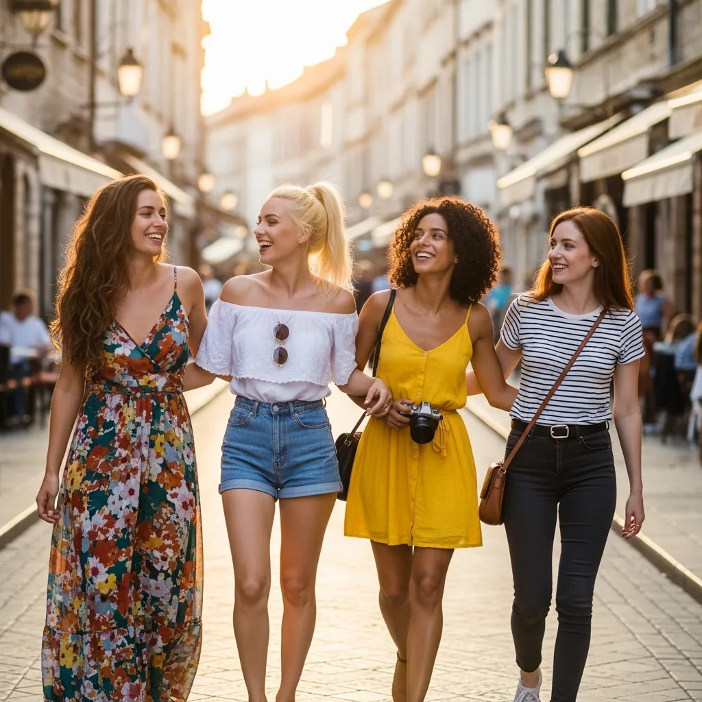  Cute Girls Trip Captions