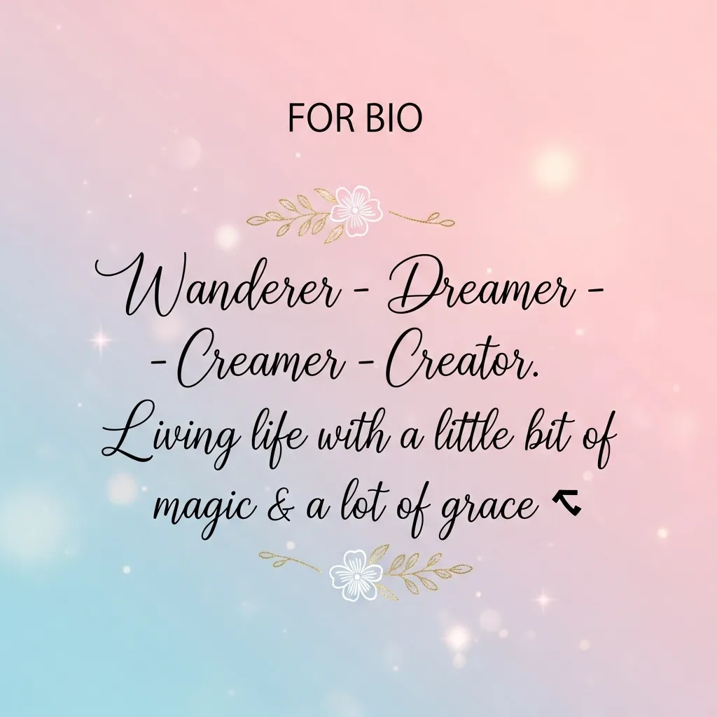 Love Bio for Instagram for Girl in Stylish Font