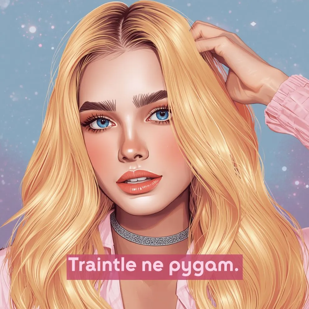 Sun-Kissed Blonde Captions